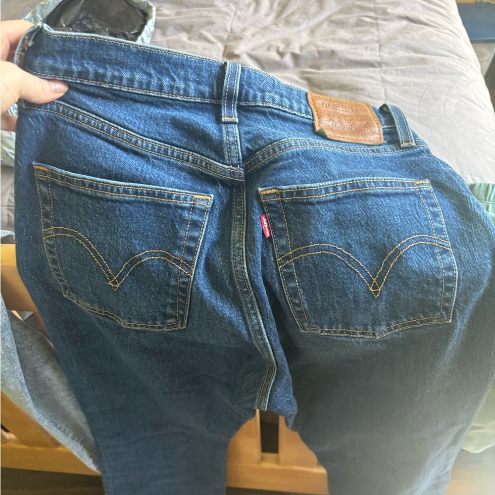Levi's ribcage booy Denim Jeans